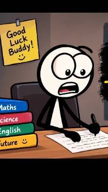 😂 Me During Exams vs My Brain 🤣 || Exam Comedy Shorts( @cartoon funny11 ) #shorts