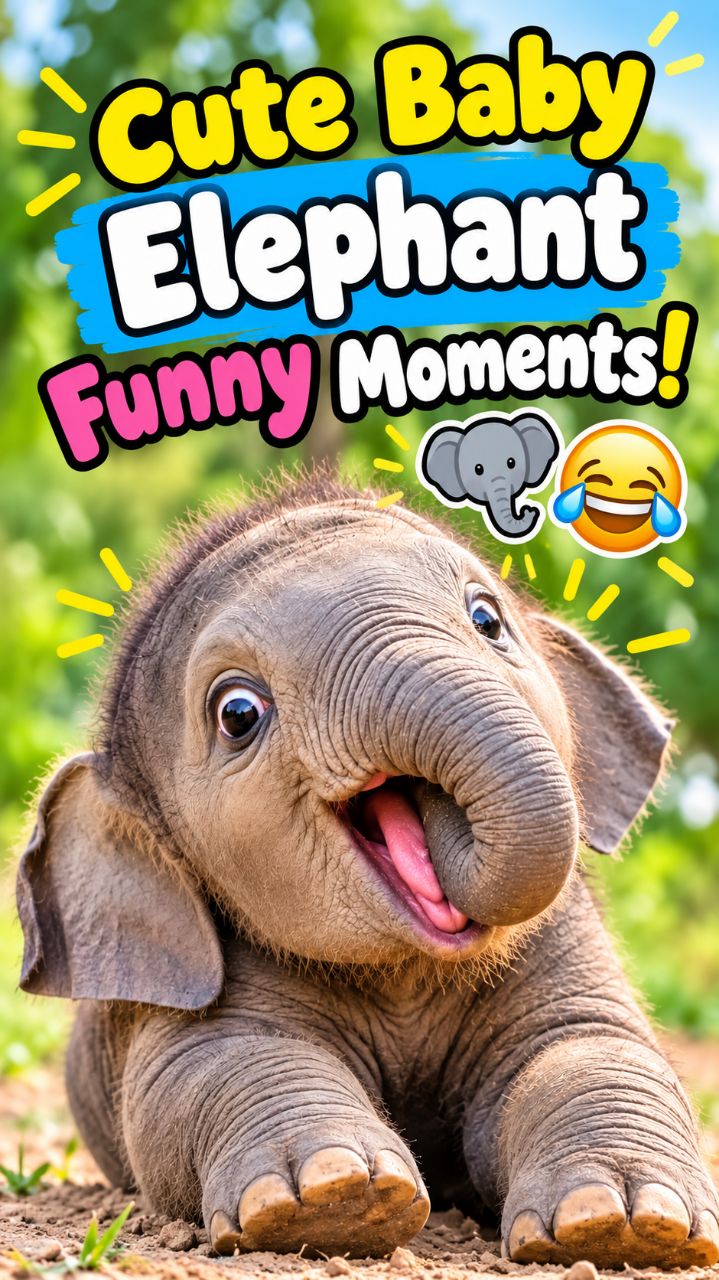 Haathi ke bachhe ki sabse cute aur nadan harkatein! 🐘❤️ #shorts