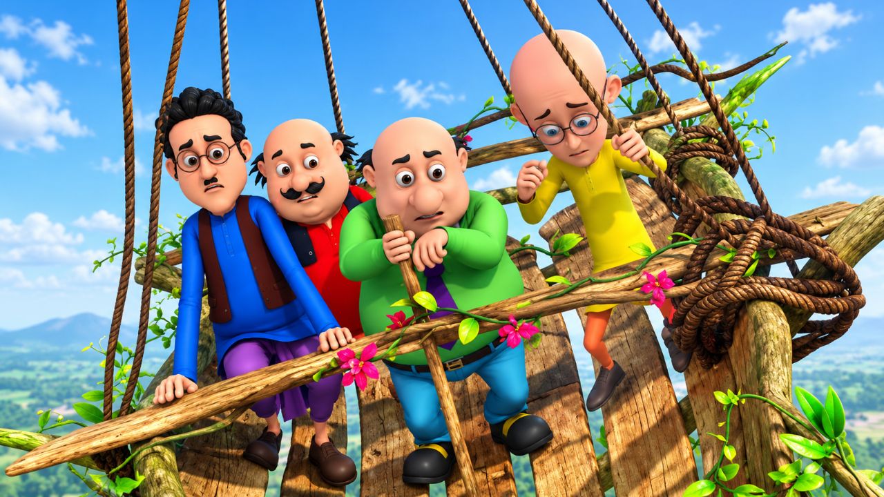 Motu Tricked His Friends | Motu Patlu Car Motu Patlu #Motu #Patlu #Ai #Viral #Trends