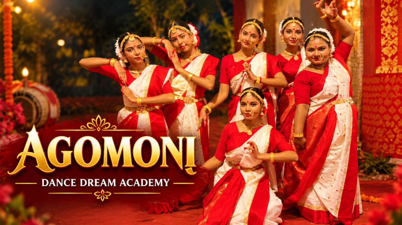 Agomoni Song Dance Performance | Dance Dream Academy | Bengali Cultural Dance 2026 🌺