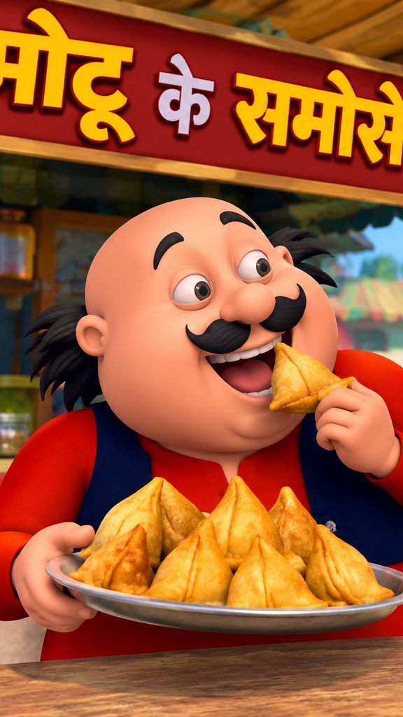 🤣 मोटू के समोसे का लालच! 🥟😂 | मजेदार मोटू पतलू कॉमेडी 🤣🔥