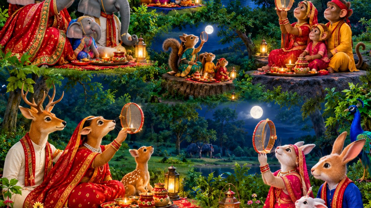 Jungle mein karva chauth