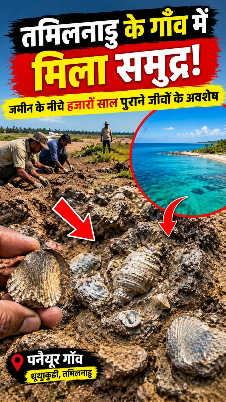 गाँव की जमीन के नीचे छिपा था समुद्र! #Fossils #Mystery