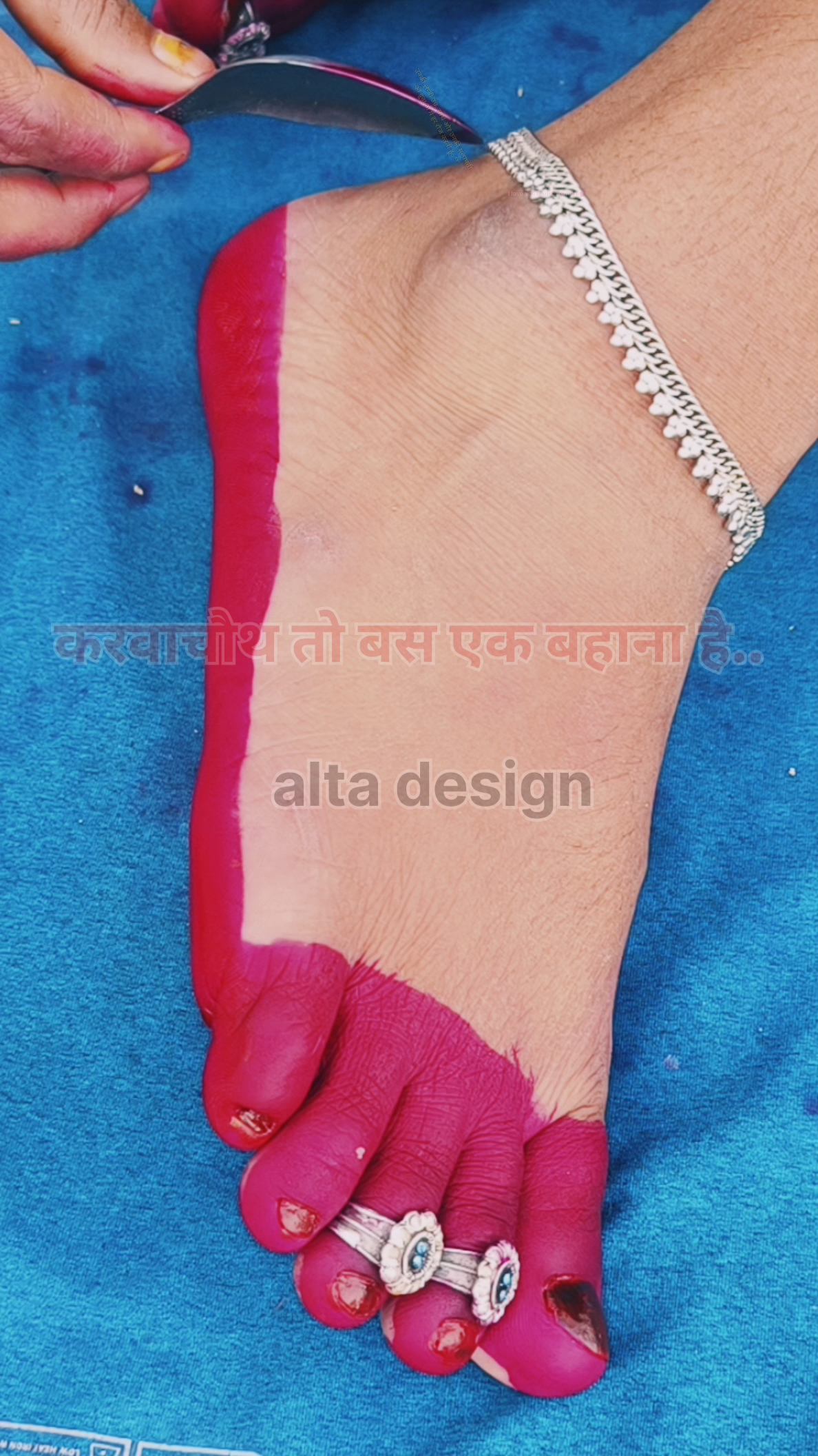 Alka art's mehndi Alta डिजाइन कैसे बनाएं महावर डिजाइन कैसे बनाएं ब्यूटीफुल