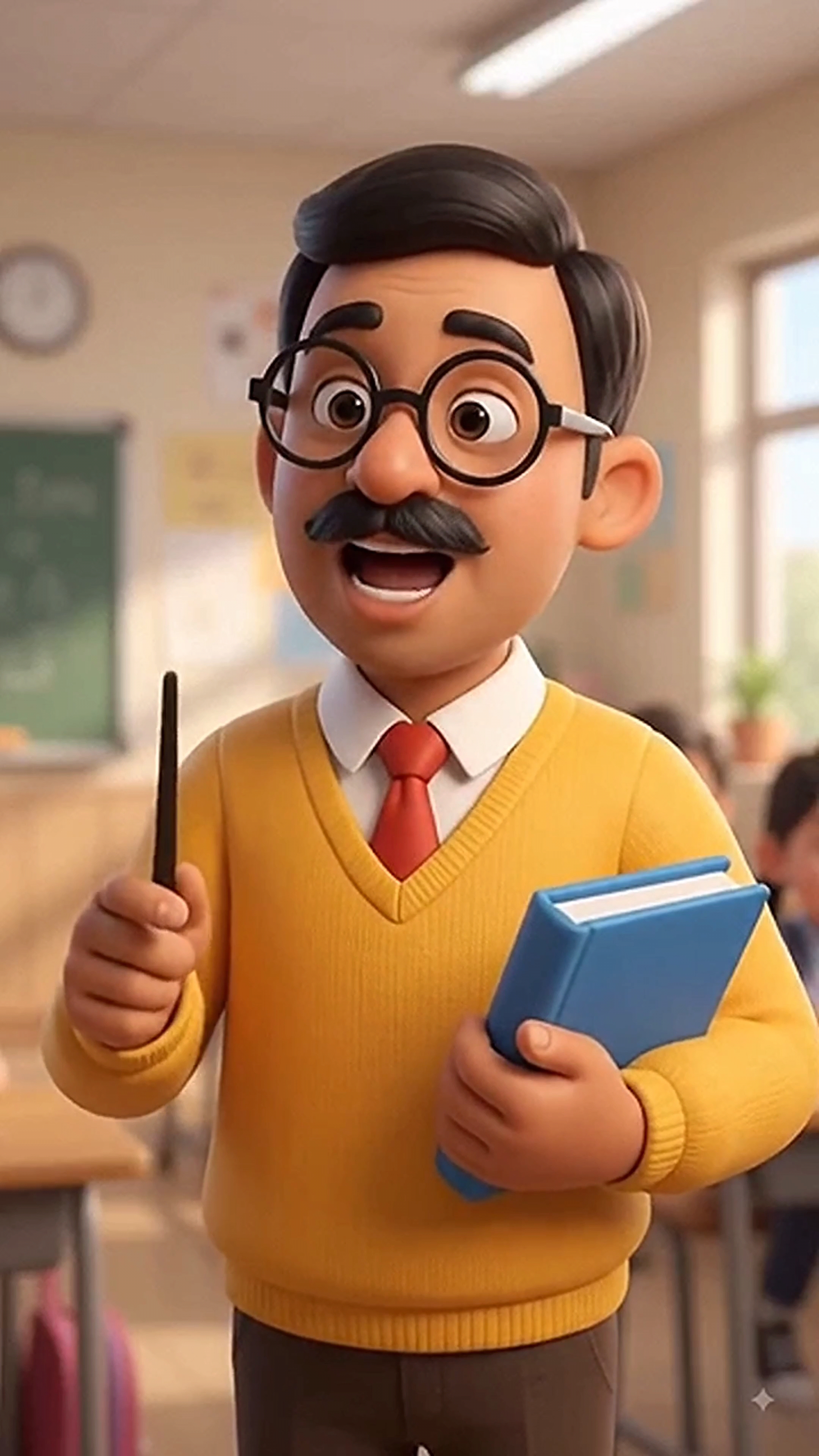 😂📚 जब शरारती बच्चा ही मास्टर बन जाए!