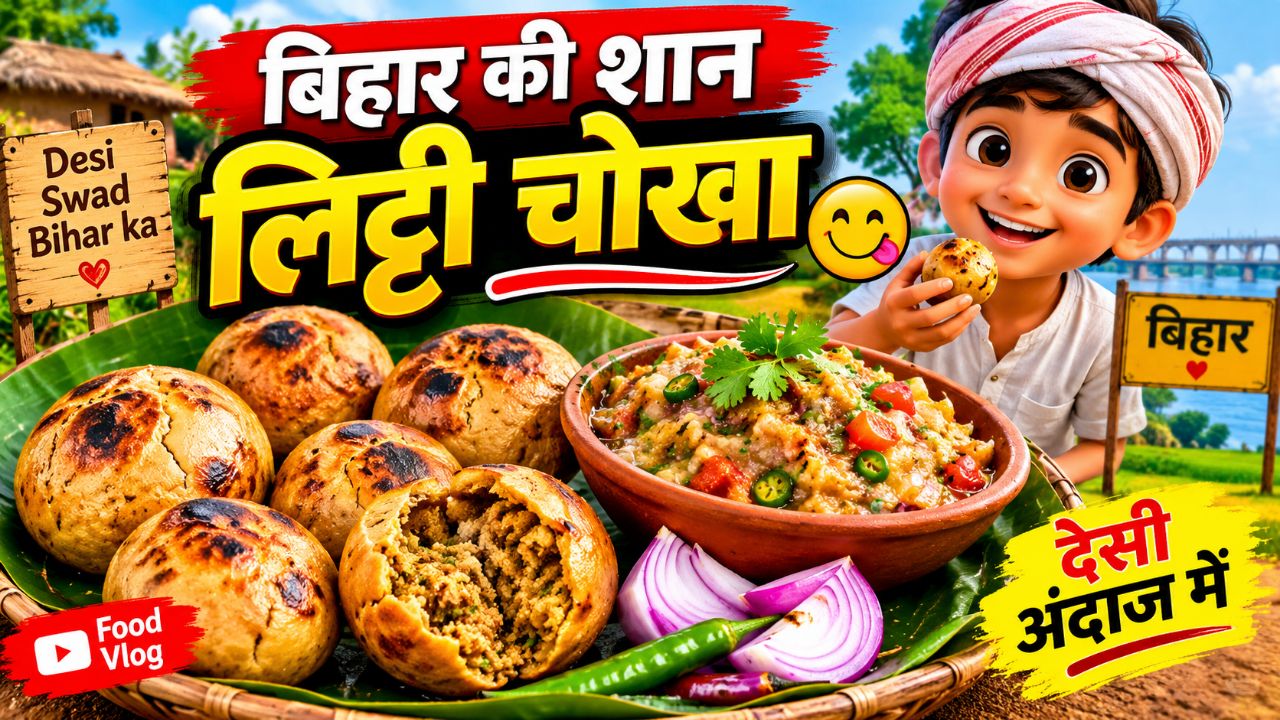 🔥 बिहारी लिट्टी चोखा 😋 | असली बिहार का स्वाद | Famous Bihari Litti Chokha
