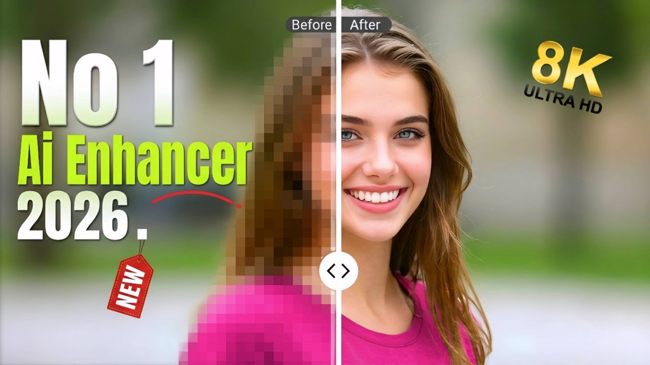 8K AI Photo Enhancer (100% FREE) | ঝাপসা ছবি ক্লিয়ার করুন মাত্র ১ ক্লিকে ২০২৬