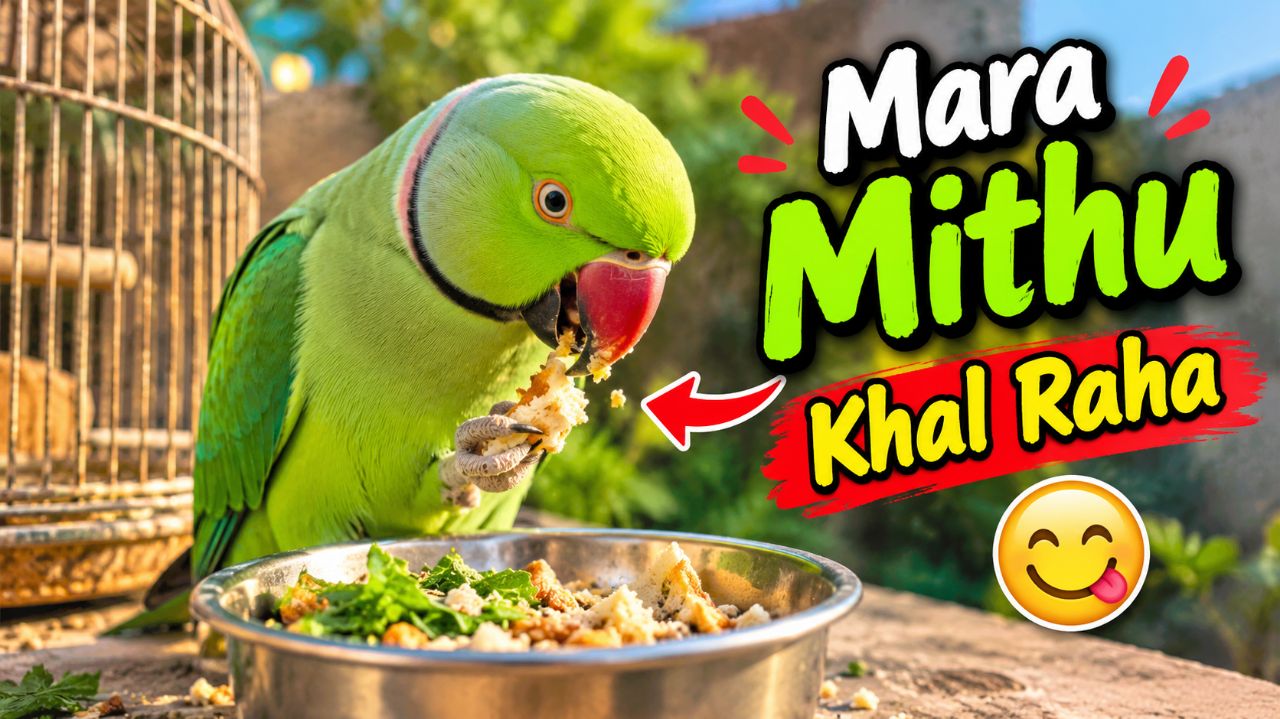 Hai 😍🌶️ | प्यारा तोता खाना खाते हुए ❤️ #Shorts