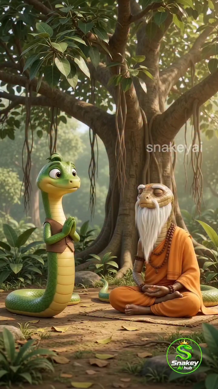 snakey_AI_hub___😂🐍_Baba_Ne_Snake_Ki_Pol_Khol_Di!_🤣🙏_Biwi_Maang_Raha_Hai!_😂💀_._._._._#aivideo