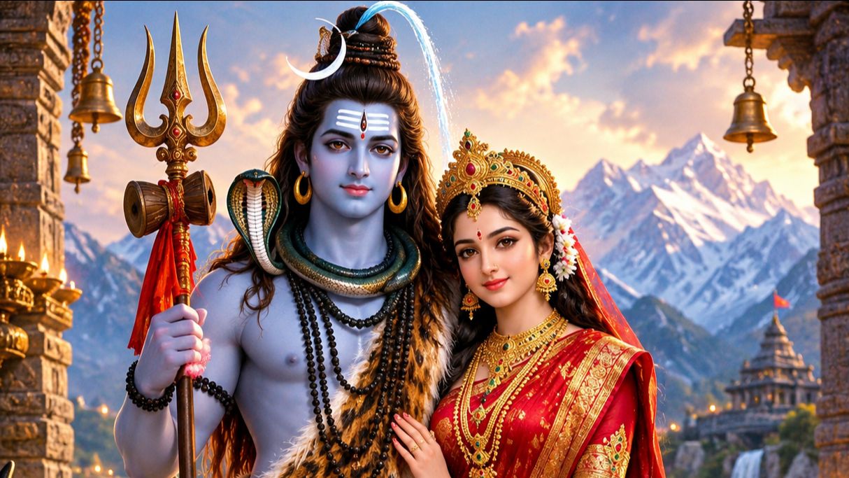 Mahadev Maa Parvati Prem ❤️🙏 | Har Har Mahadev 🔱