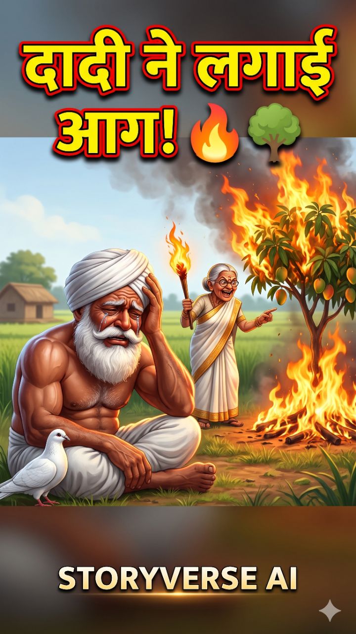 Jadui Sone ka Ghada aur Dadi ki Jalan! 🏺🔥 #shorts #aiart #storyverseai