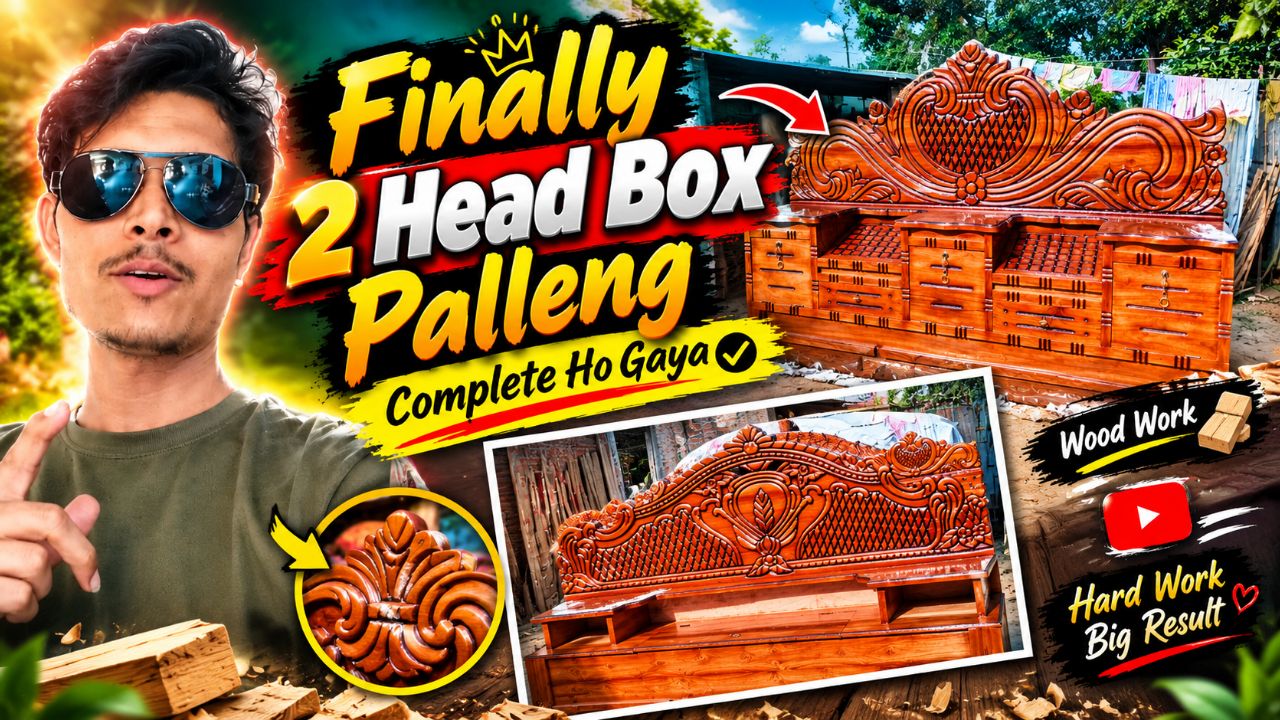 😍 Finally Two Head Box Segun Bed Palleng Ready ho gaya 😍🥳