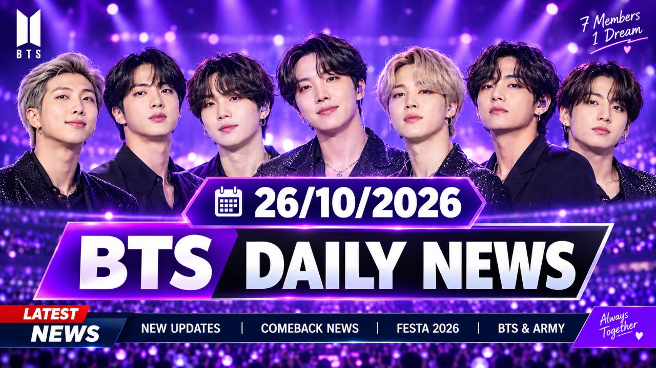BTS News Today (25–26 Oct 2026) 💜 Jin Reacts To AI Messi Fan Banner + Japan TV Special Announced! ⚽