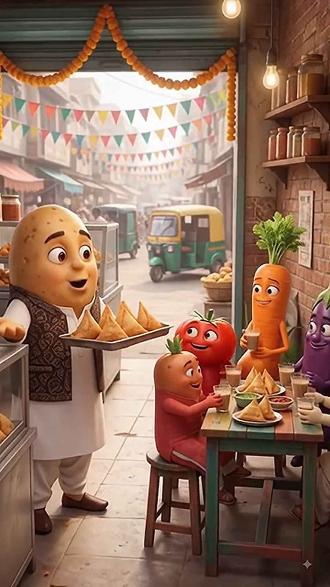 आलू सेठ की समोसे वाली पार्टी! 😂🥔🥟 | मजेदार हिंदी कार्टून