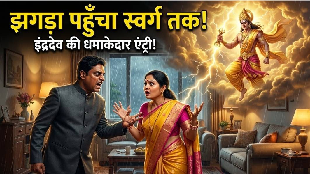 Pati Patni ka jhagra pahucha swarg tak