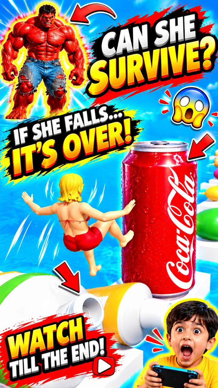 😱 Hulk squeeze girl jumping