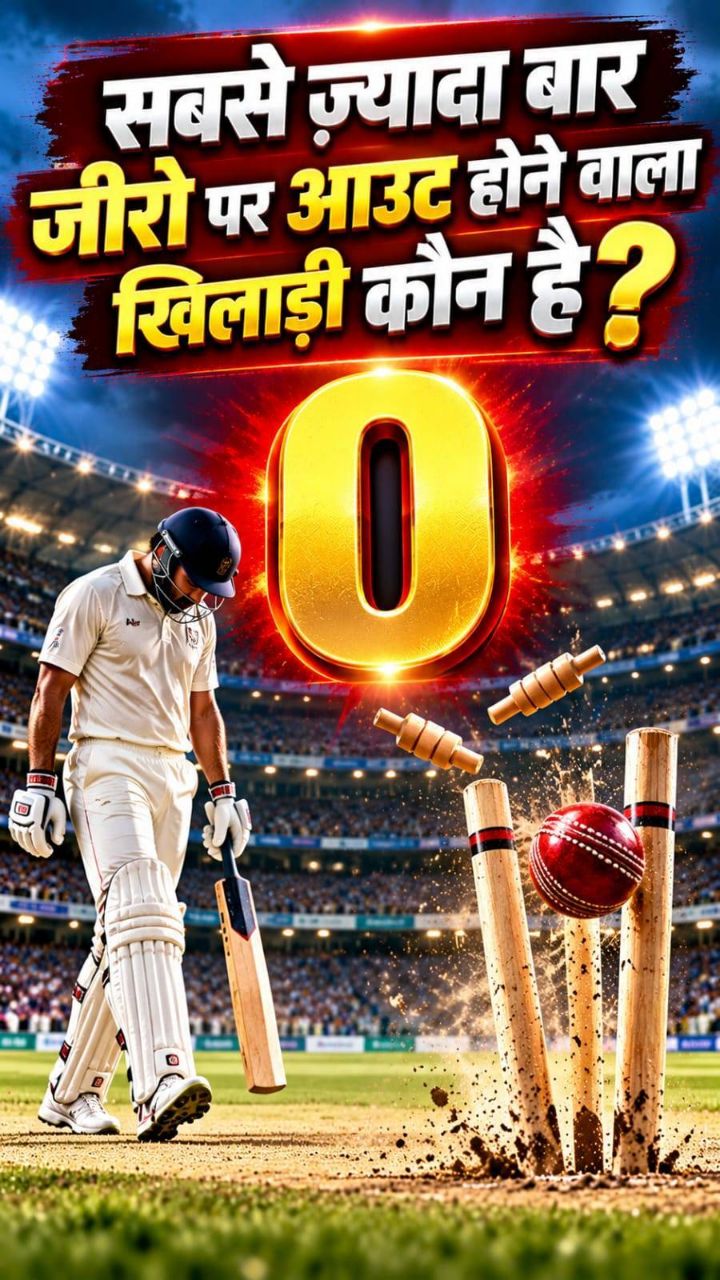 सबसे ज्यादा zero पर आउट होने वाला खिलाड़ी ?