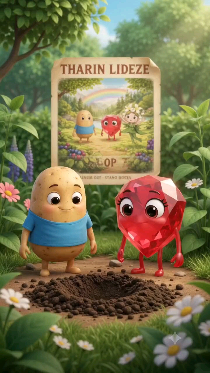 😱 जमीन से निकला जादुई खज़ाना! 🥔✨ part-2 #animotion #faceswap #funniestvideo