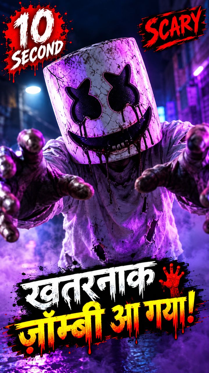 Khatarnak zonbi aagaya #zombi #horror #short