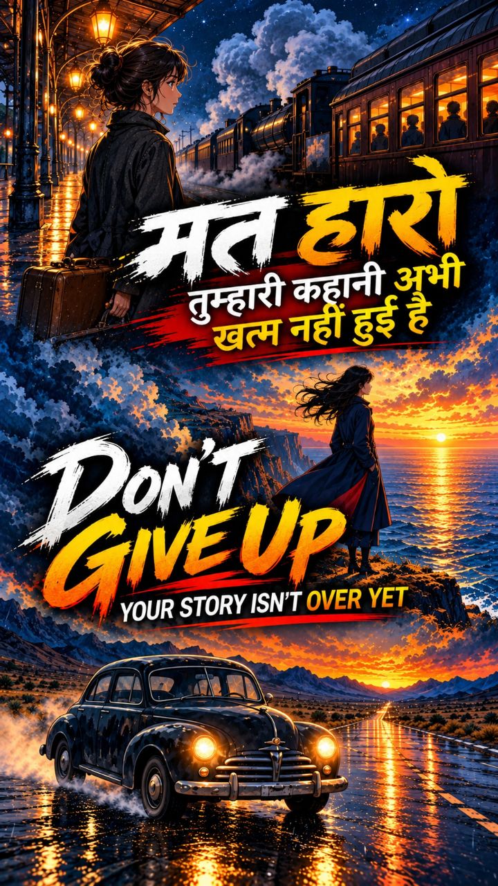 🔥 हार मत मानो भाई! तुम्हारी कहानी अभी खत्म नहीं हुई है 🔥| Don't Give Up! Your Story Isn't Over Ye
