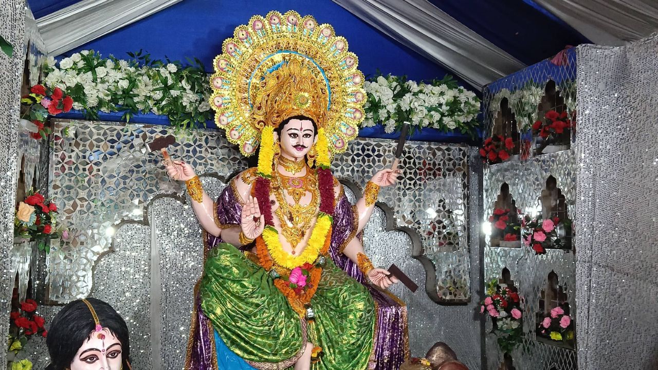 Ongole nalco Vishwakarma puja