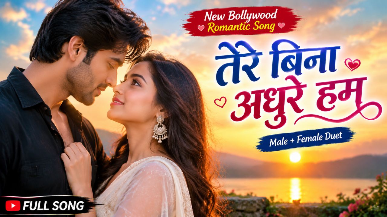 तेरे बिना अधूरे हम ❤️ | New Bollywood Romantic Love Song 2026 | Male Female Duet