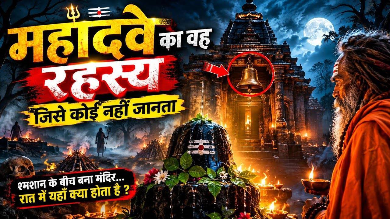 श्मशान के बीच बना महादेव का रहस्यमयी मंदिर! रोंगटे खड़े कर देगी यह कहानी