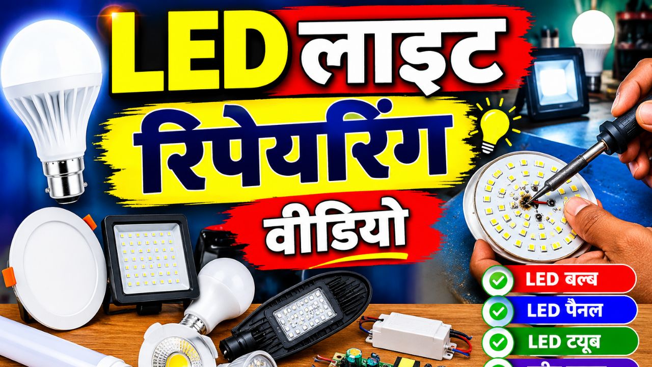 Led light ripering karana shekhe