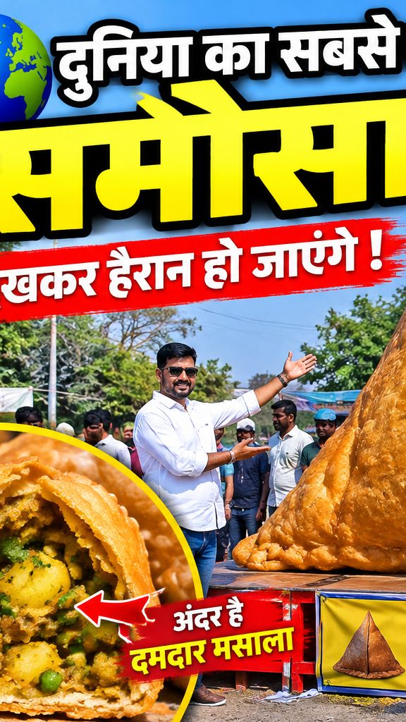 दुनिया के सबसे बड़ा समोसा