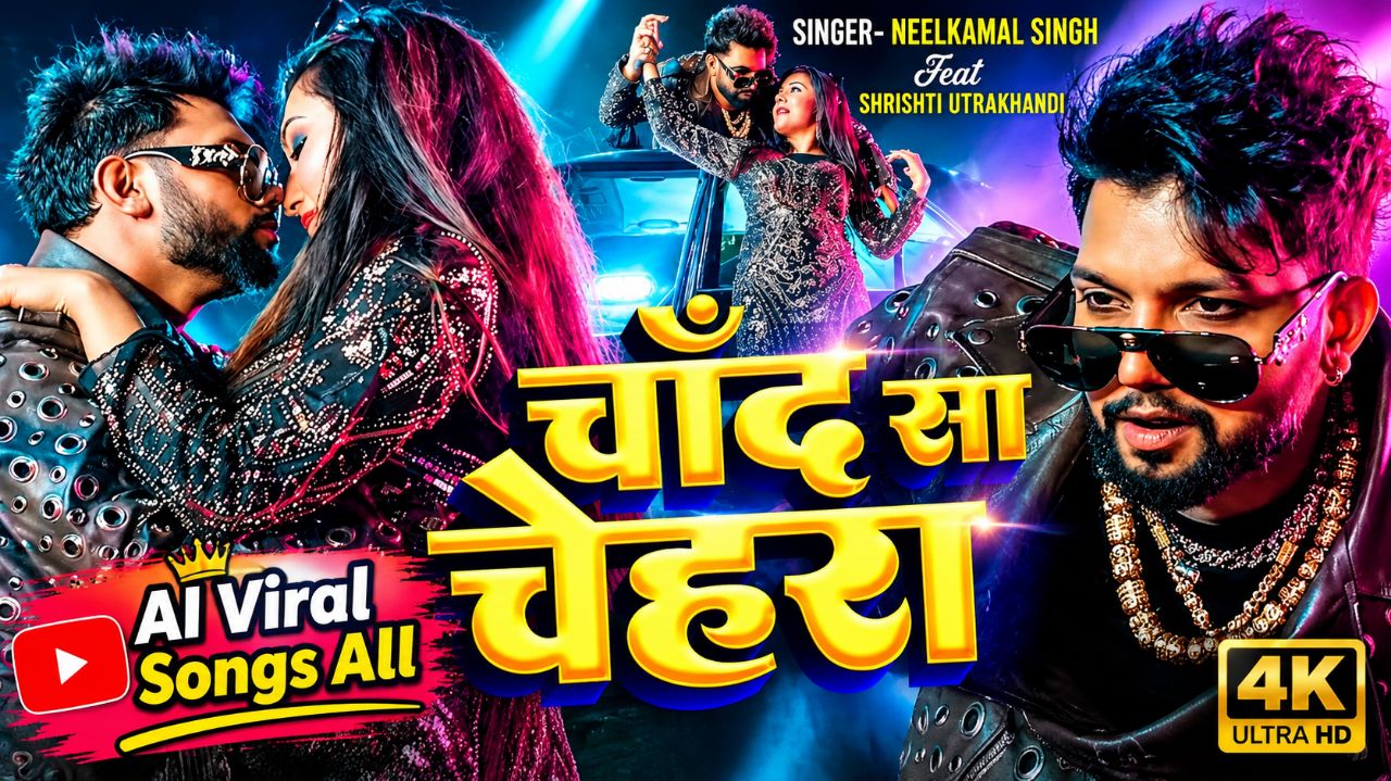 चाँद सा चेहरा ❤️ | Neelkamal Singh | Bhojpuri DJ Song 2026 | AI Viral Songs Allï