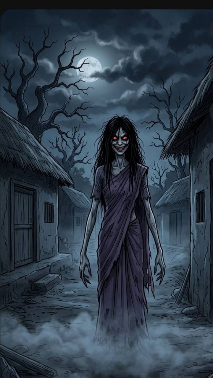 The Witch Who Haunted the Village 😱👻 | Scary Horror Story #shorts #horror #scary #ghoststory