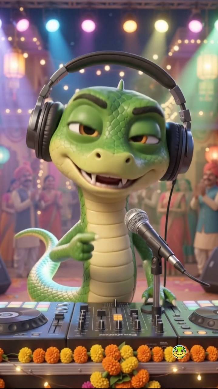 This Snake Became a DJ at an Indian Wedding! 🐍🎧😂