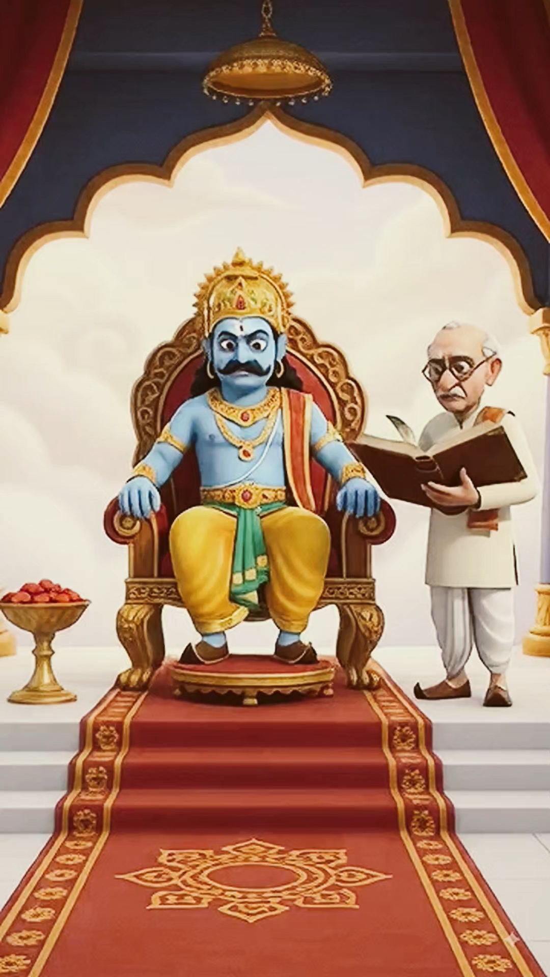 #Yamraj #Chitragupt #GoluComedy #FunnyVideo #3DCartoon #HindiComedy #ComedyShorts #ViralVideo #Funny
