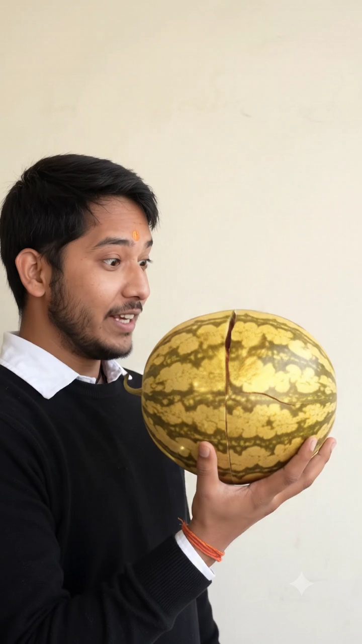 🍉😱 तरबूज के अंदर निकला पूरा ब्रह्मांड! 🌌