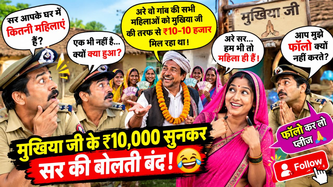 😂 मुखिया जी के ₹10,000 सुनकर सर की बोलती बंद! 🤣 | Funny Desi Comedy #Shorts