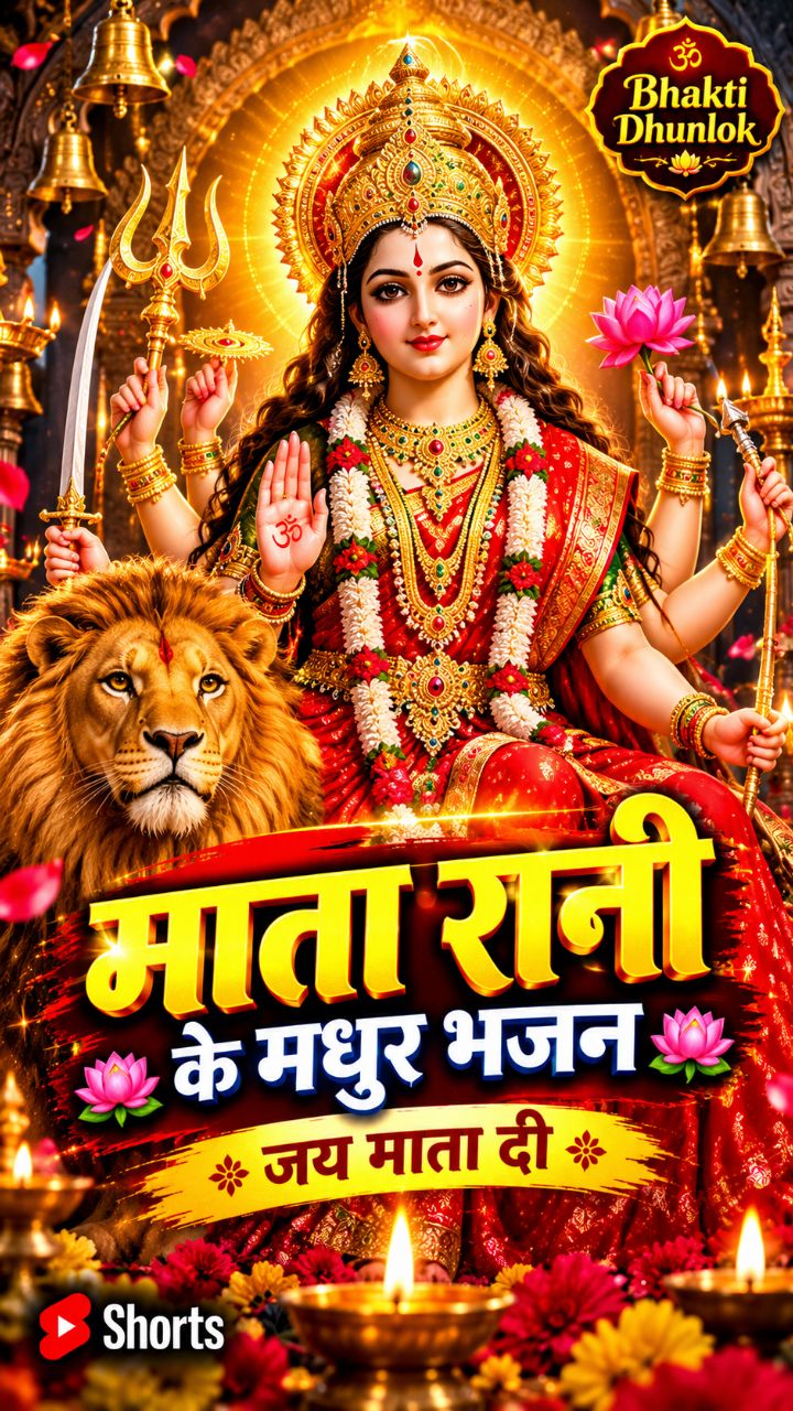 🌺 माता रानी के मधुर भजन 🙏 | जय माता दी 🌺 | माँ दुर्गा भक्ति गीत #Shorts