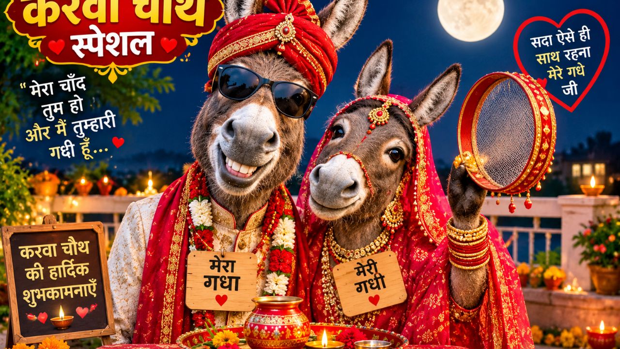 गधा गधी स्पेशल करवा चौथ