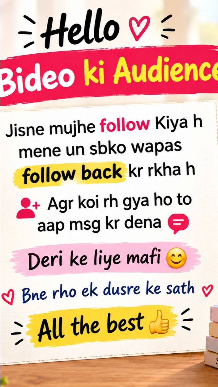 Bideo India Family ❤️ Follow Back Support 🤝 | Together We Grow 🌸