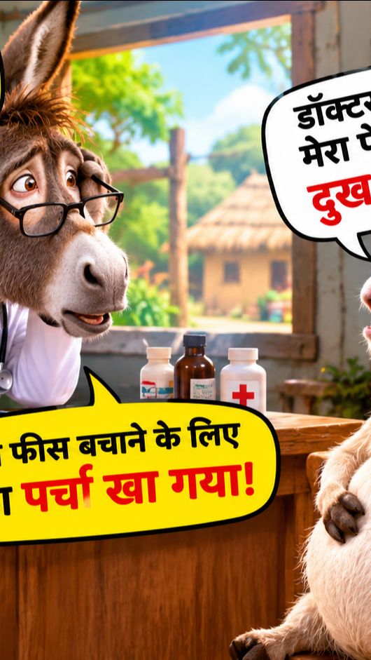 😂 डॉक्टर भी हैरान, मरीज भी महान! 🤣
हैशटैग: #FunnyVideo #HindiComedy #DesiComedy #FunnyAnim
