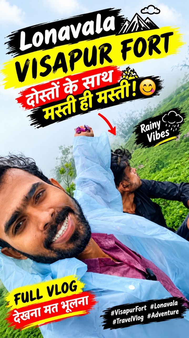 😱 Visapur Fort पर ऐसा क्या हुआ? 😂 पहाड़ों पर दोस्तों के साथ ये मस्ती मिस मत करना! ⛰️☁️🔥