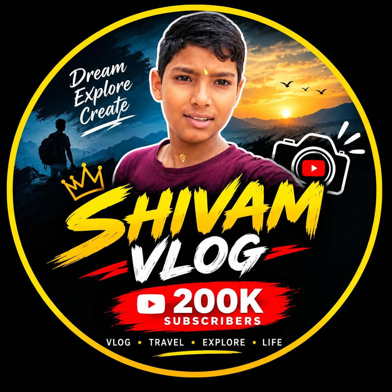 Shivam vlogger on Bideo