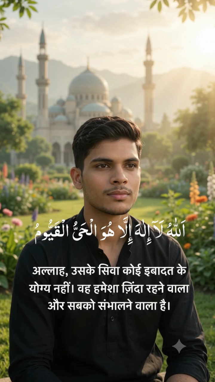 📖 Ayatul Kursi | Surah Al-Baqarah Ayat 255 | Beautiful Quran Tilawat with Hindi Translation 🤲💚 अल
