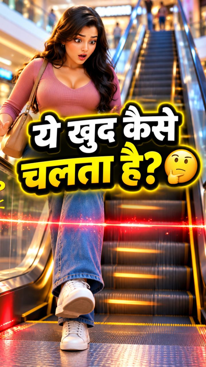 क्या आपने कभी सोचा है कि Escalator को कैसे पता चलता है कि आप उस पर चढ़ने वाले हैं?