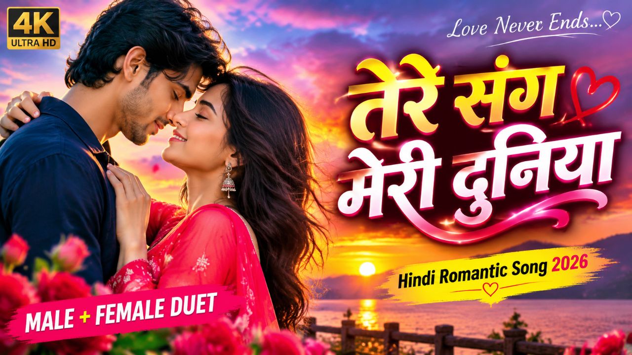 Tere Sang Meri Duniya ❤️ | New Hindi Romantic Duet Song 2026 | Boy & Girl Love Song