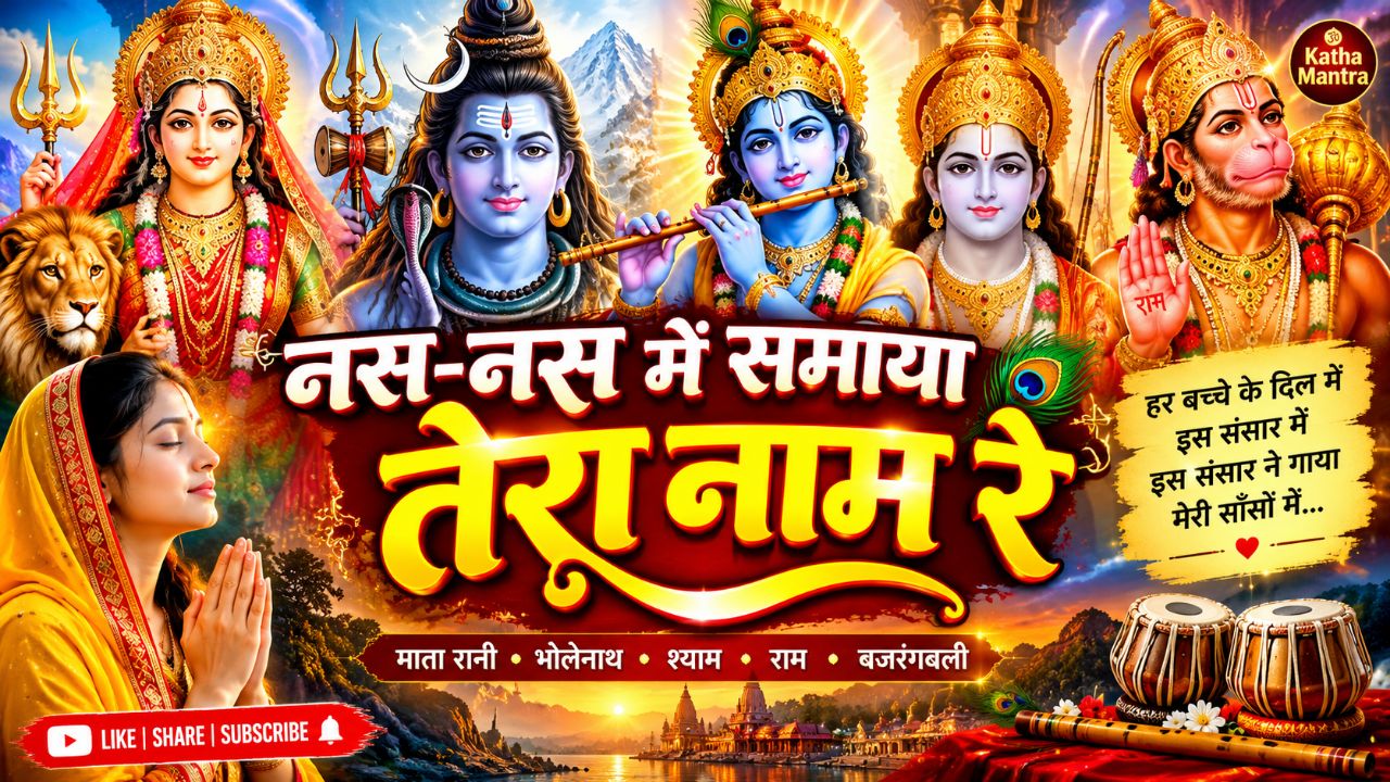नस-नस में समाया तेरा नाम रे 🙏 | माता रानी, भोलेनाथ और श्याम भजन | Heart Touching Bhajan 2026