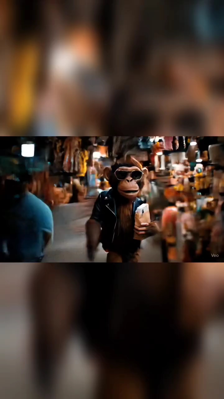 🐒😂 बंदर भाई पहुँचे चोर बाज़ार! फिर जो हुआ 🤣🔥 #Funny #Monkeys #AIvideo #Comedy #ViralReels