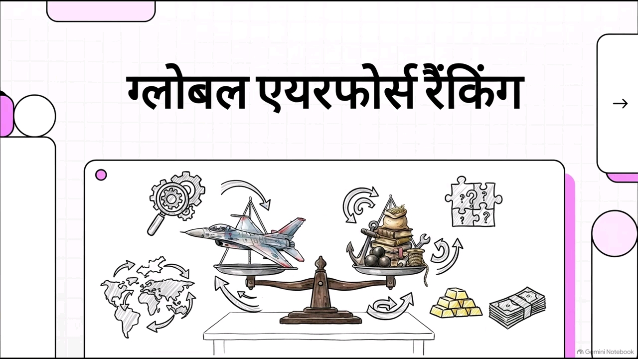 Globle Level par Indian Air force ki Ranking
