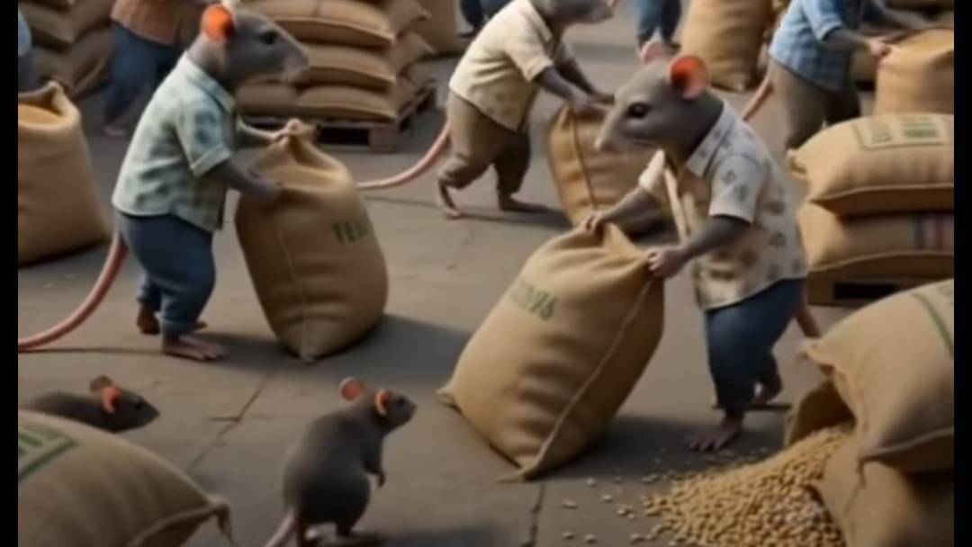 insaano ne aaj fir anaj ka Bora kutar diya...