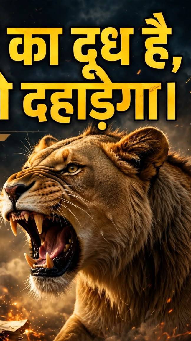 शिक्षा शेरनी का दुध है।जो पिएगा वो दहाड़ेगा। #Viralshorts