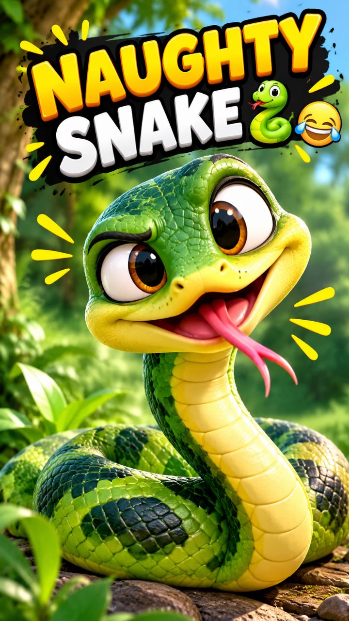 🐍 This Cute Snake Has a Funny Attitude! 😂🔥 #Shorts